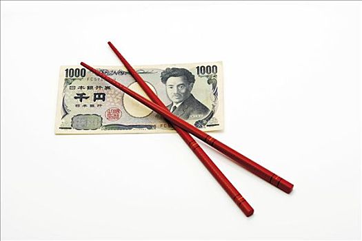日元,货币,筷子