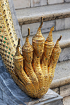 金色,脚,佛,头部,脚趾,特写,皇家,万神殿,玉佛寺,苏梅岛,曼谷,泰国,亚洲