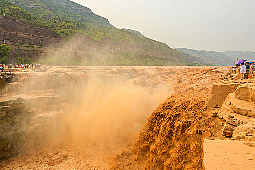 山西壶口瀑布景观