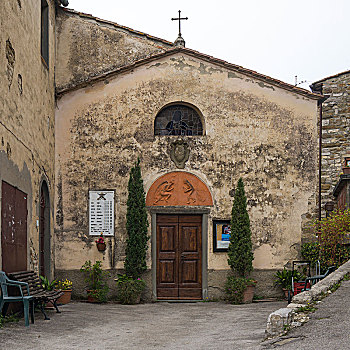 建筑,教堂,托斯卡纳,意大利