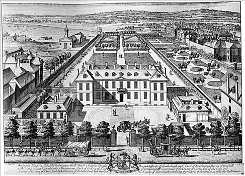 伯林顿,房子,早,18世纪,艺术家