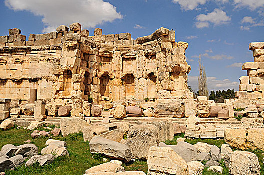 罗马,庙宇,遗址,世界遗产,巴贝克,贝卡,山谷,黎巴嫩,中东,东方