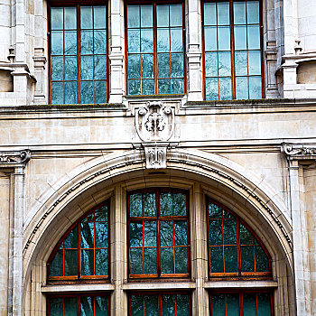 旧建筑,伦敦,欧洲,砖墙,窗户