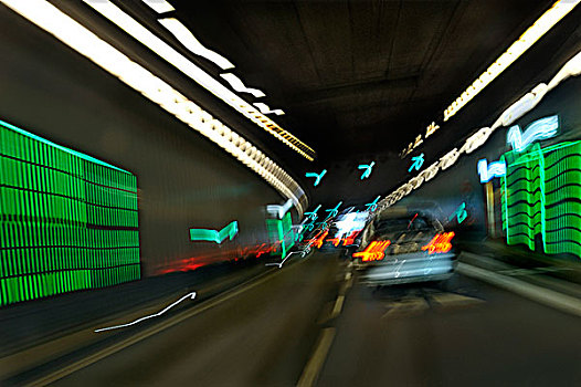 隧道,慕尼黑,上巴伐利亚,巴伐利亚,德国,欧洲