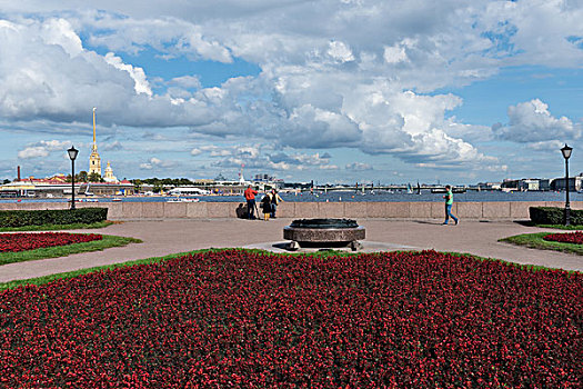 圣彼得堡的海边公园