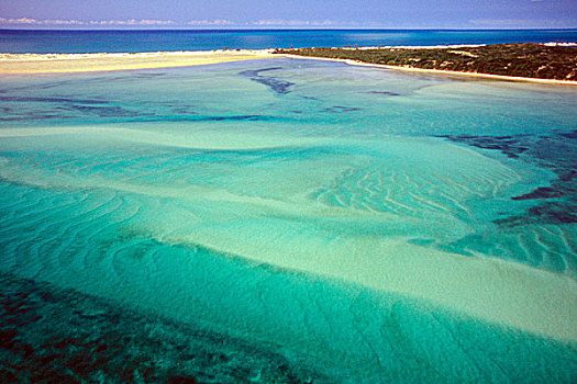 莫桑比克,群岛,岛屿,印度洋,俯视,场景