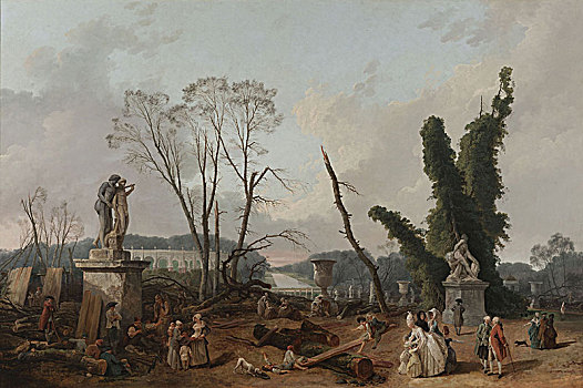 风景,凡尔赛宫,1777年