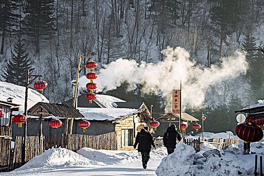 雪乡醒来