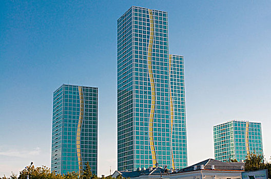 哈萨克斯坦,现代,摩天大楼