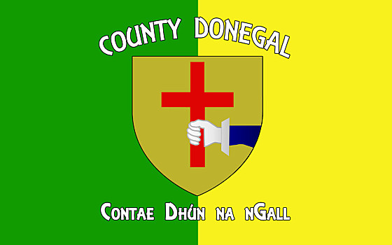 旗帜,多纳格,爱尔兰,局部,边界,区域,省