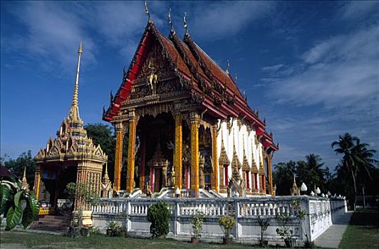 庙宇,普吉岛,泰国,亚洲