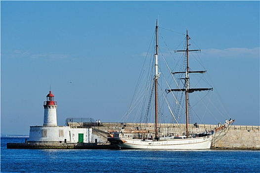 帆船,港口,伊比萨岛