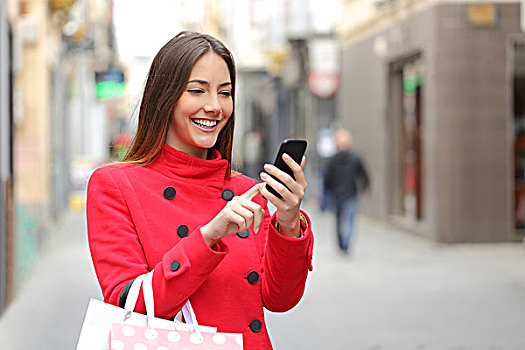 购物者,网上购物,机智,电话