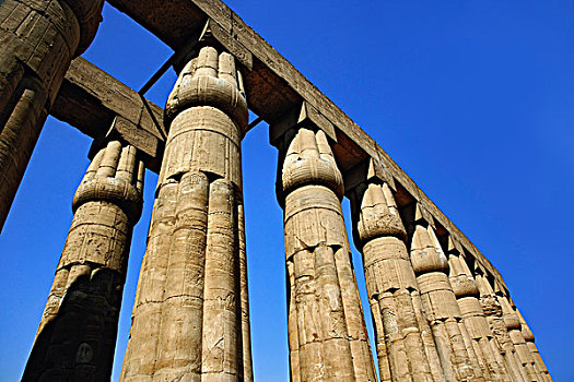 柱子,卢克索神庙,路克索神庙,埃及