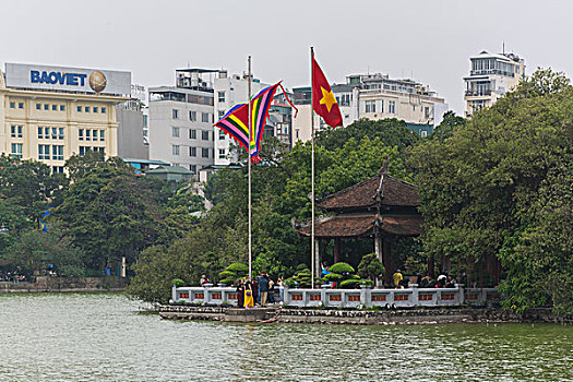 越南河内还剑湖玉山祠