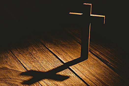 耶稣十字架,象征,木桌子