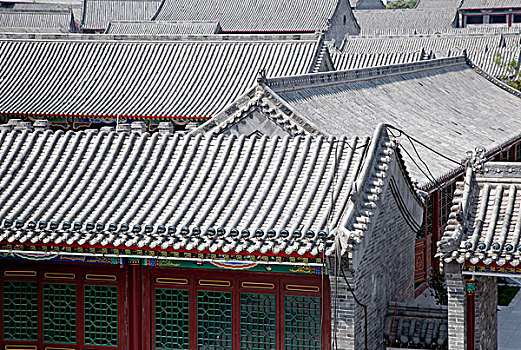 中式古典建筑的屋顶