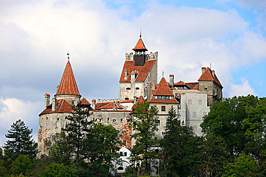 麸,城堡,特兰西瓦尼亚,罗马尼亚,欧洲