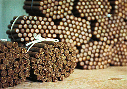 古巴,哈瓦那,捆,雪茄