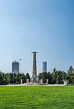 人民广场苏联红军纪念碑长春市