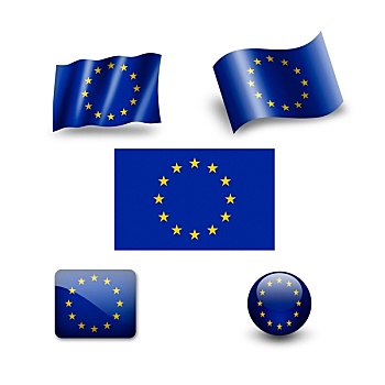 欧洲,旗帜,象征