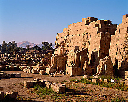 埃及,路克索神庙,卡尔纳克神庙,阿蒙神庙,哈特谢普苏特