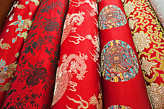 丝绸,商店,市场,北京,中国