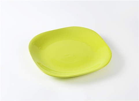黄色,绿色,盘子