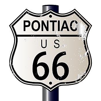 庞蒂亚克,66号公路,标识
