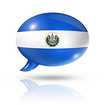 萨尔瓦多,旗帜,对话气泡框