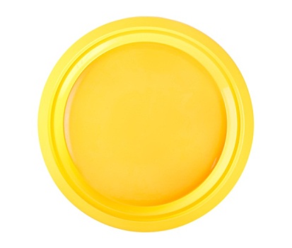 黄色,一次性用品,盘子