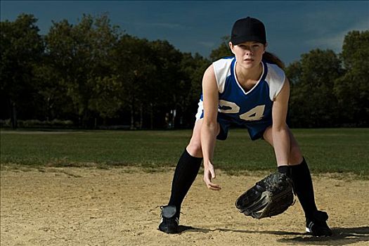 女性,棒球手