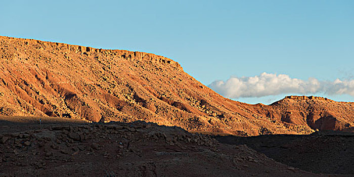 阳光,阿特拉斯山脉,瓦尔扎扎特,摩洛哥