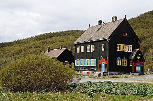 老,车站,多夫勒国家公园,挪威,斯堪的纳维亚,欧洲