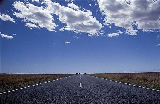 道路,偏僻,无限,宽幅,自由,探险,澳大利亚