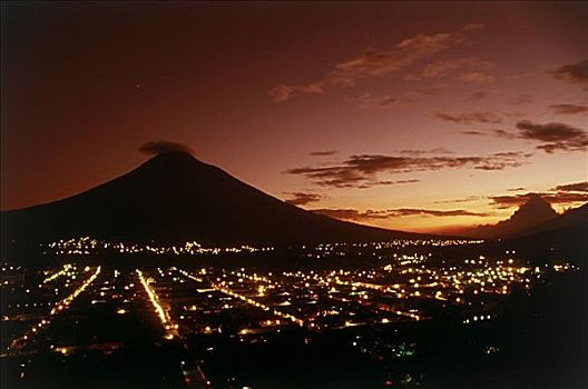 火山,安地瓜危地马拉