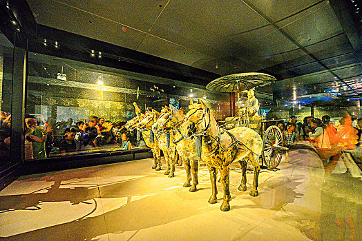 秦始皇兵马俑博物馆,秦陵彩绘铜车马