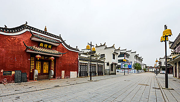 安徽三河古镇,chineseanhuisanheancienttownscenery