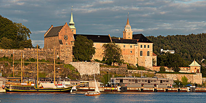 船,港口,奥斯陆,挪威