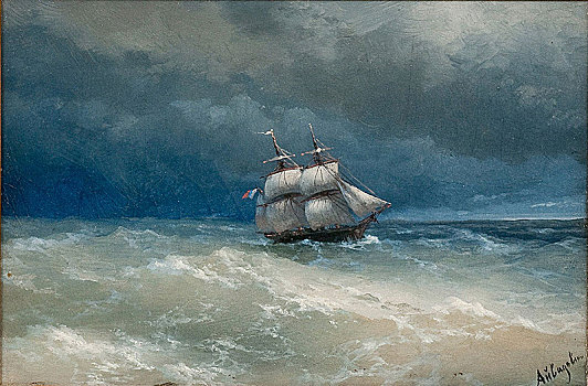 风暴,海洋,艺术家