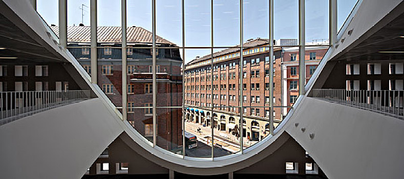 内景,大窗,高处,入口,中央图书馆
