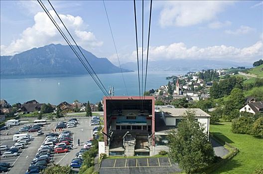 索道,琉森湖,瑞士