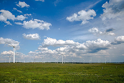 风车,风力发电,塞罕坝,乌兰布统草原,按此标题更改