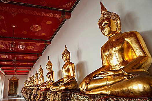 排,佛像,曼谷,泰国