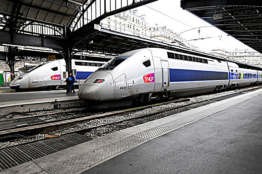 高速火车,高速,轨道,服务,火车站,铁路,车站,巴黎,法国,欧洲