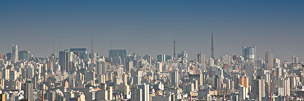 摩天大楼,城市,圣保罗,巴西