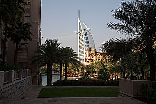 阿联酋,迪拜,帆船酒店,阳光,风景