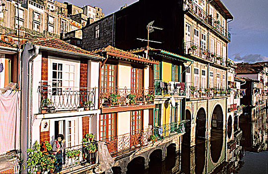 区域,上升,水中,水平,波尔图,城市,葡萄牙