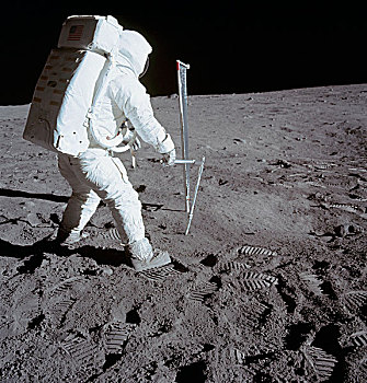 宇航员,阿波罗11号,舱外活动,月亮
