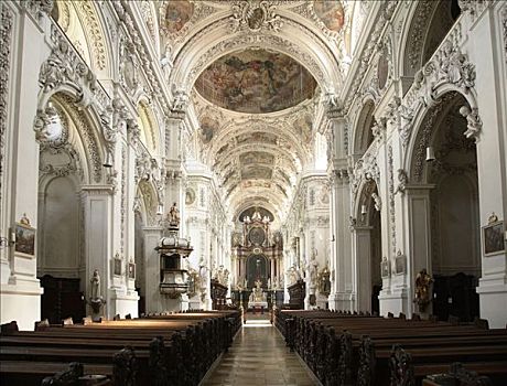 教堂,玛丽亚,巴伐利亚,德国,欧洲